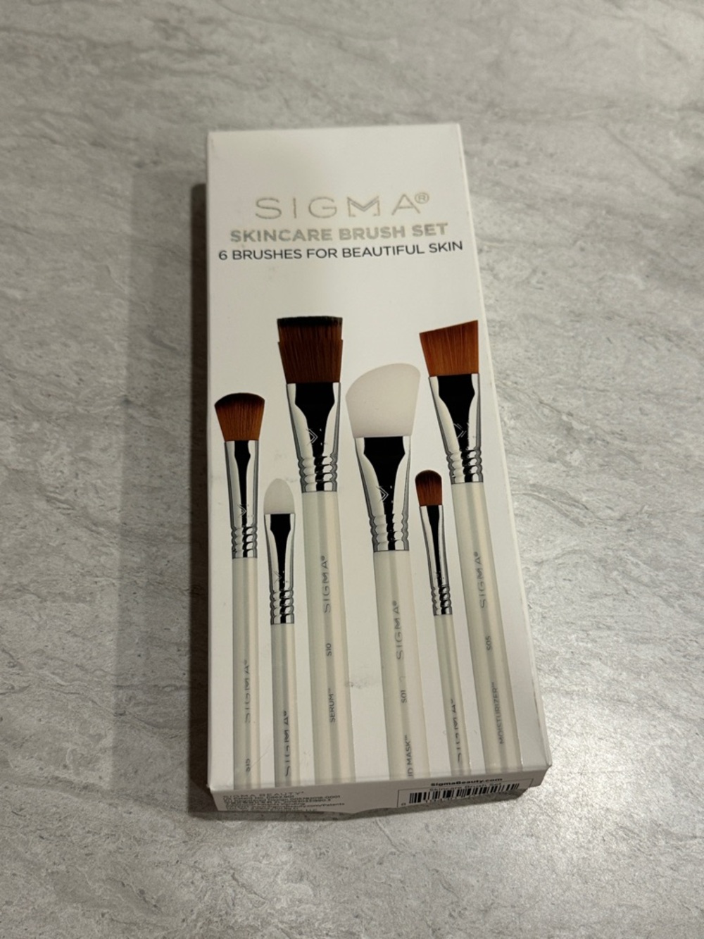 Sigma Skincare Brush Set - White Handles